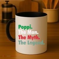 Italian Poppi Man Myth Legend Father Dad Uncle Coffee Mug thumb 4
