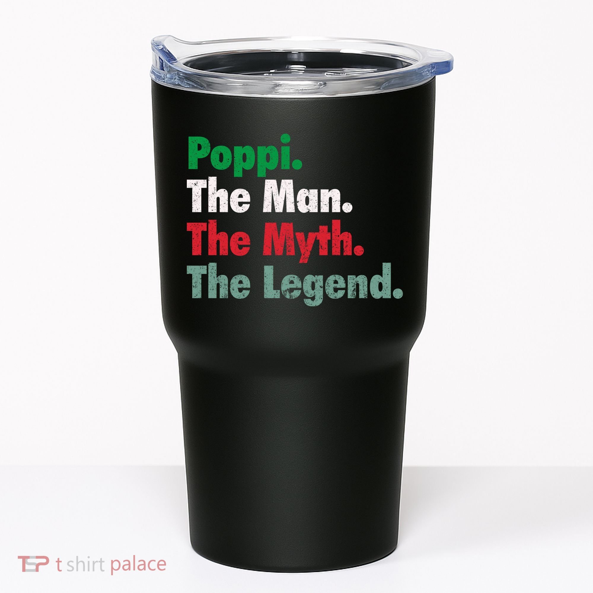 Italian Poppi Man Myth Legend Father Dad Uncle Tumbler