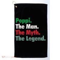 Italian Poppi Man Myth Legend Father Dad Uncle Golf Towel thumb 0