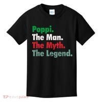 Italian Poppi Man Myth Legend Father Dad Uncle Kids T-Shirt thumb 0