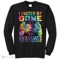 I Paused My Game To Graduate Video Gamer Graduation Men Boy Sweatshirt thumb 0