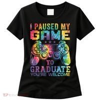 I Paused My Game To Graduate Video Gamer Graduation Men Boy Women's T-Shirt thumb 0
