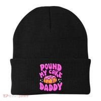 Inappropriate Pound My Cake Daddy Embarrassing Adult Humor  Beanie thumb 0