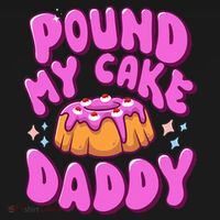 Inappropriate Pound My Cake Daddy Embarrassing Adult Humor  Women's Hoodie thumb 2