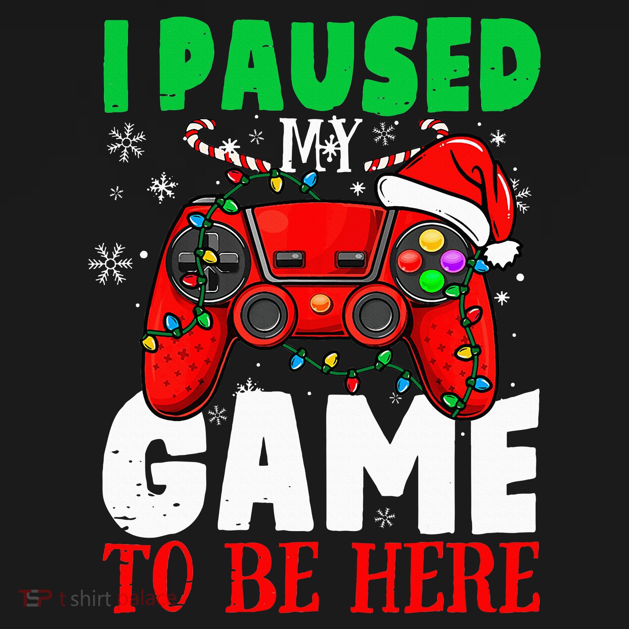 I Paused My Game To Be Here Christmas Holiday Gamer Sweatshirt