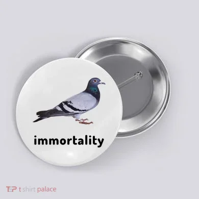Immortality Pigeon Meme Oddly Weirdcore Button