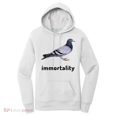 Immortality Pigeon Meme Oddly Weirdcore Women's Hoodie