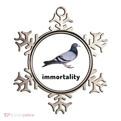 Immortality Pigeon Meme Oddly Weirdcore Ornament