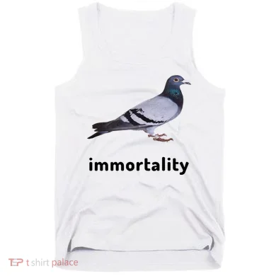 Immortality Pigeon Meme Oddly Weirdcore Tank Top