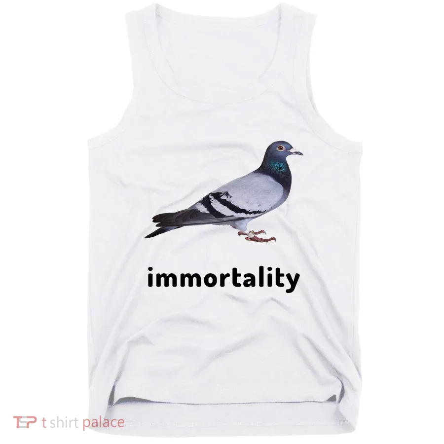 Immortality Pigeon Meme Oddly Weirdcore Tank Top