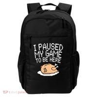 I Paused My Game To Be Here Pixel Turkey Backpack thumb 0