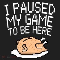 I Paused My Game To Be Here Pixel Turkey Beanie thumb 2