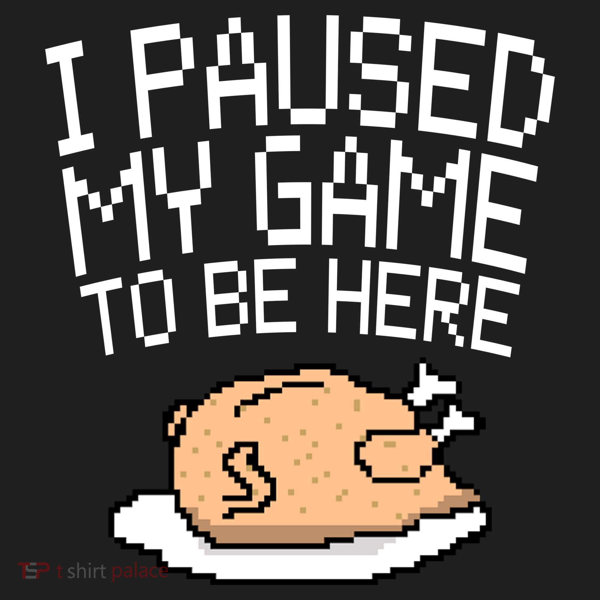 I Paused My Game To Be Here Pixel Turkey Beanie