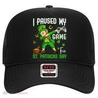 I Paused My Game For St Patricks Day Dabbing Leprechaun Boys Hat thumb 0