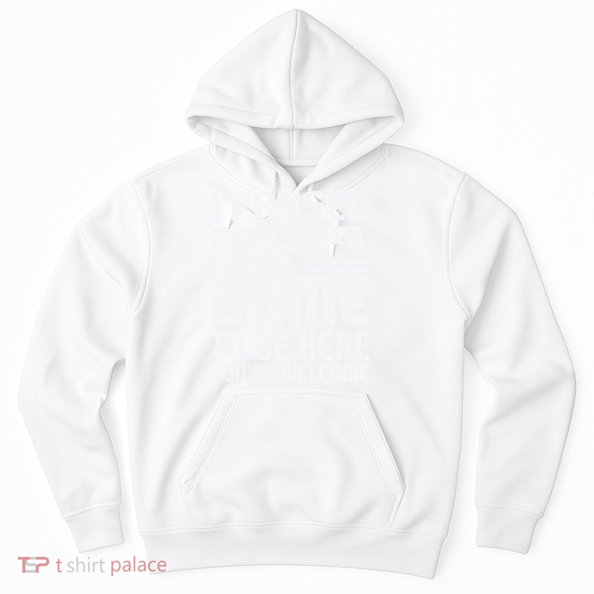 I Paused My Game To Be Here  Funny Video Gamers Gift  Hoodie