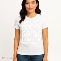 I Paused My Game To Be Here  Funny Video Gamers Gift  Women's T-Shirt thumb 4