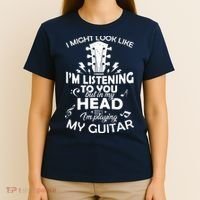 I'm Playing My Guitar T-Shirt thumb 4