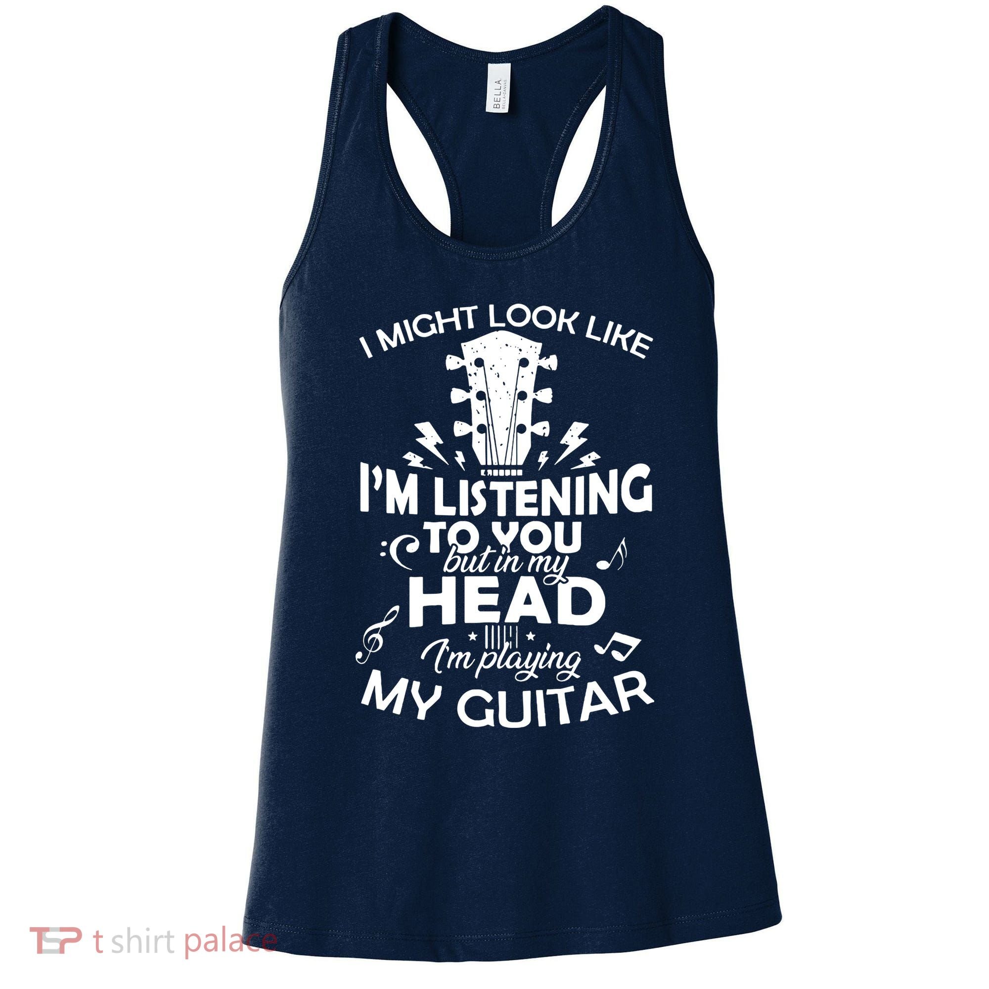 I'm Playing My Guitar Women's Tank Top