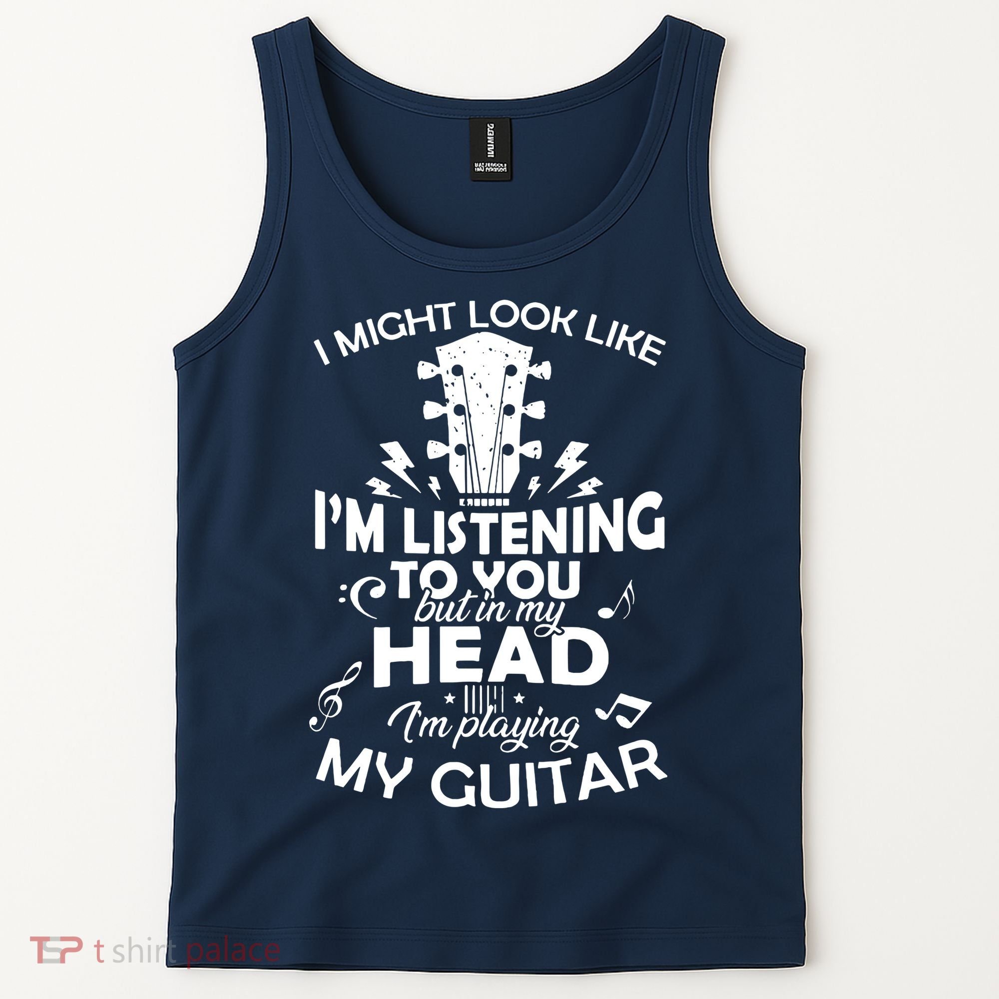 I'm Playing My Guitar Tank Top