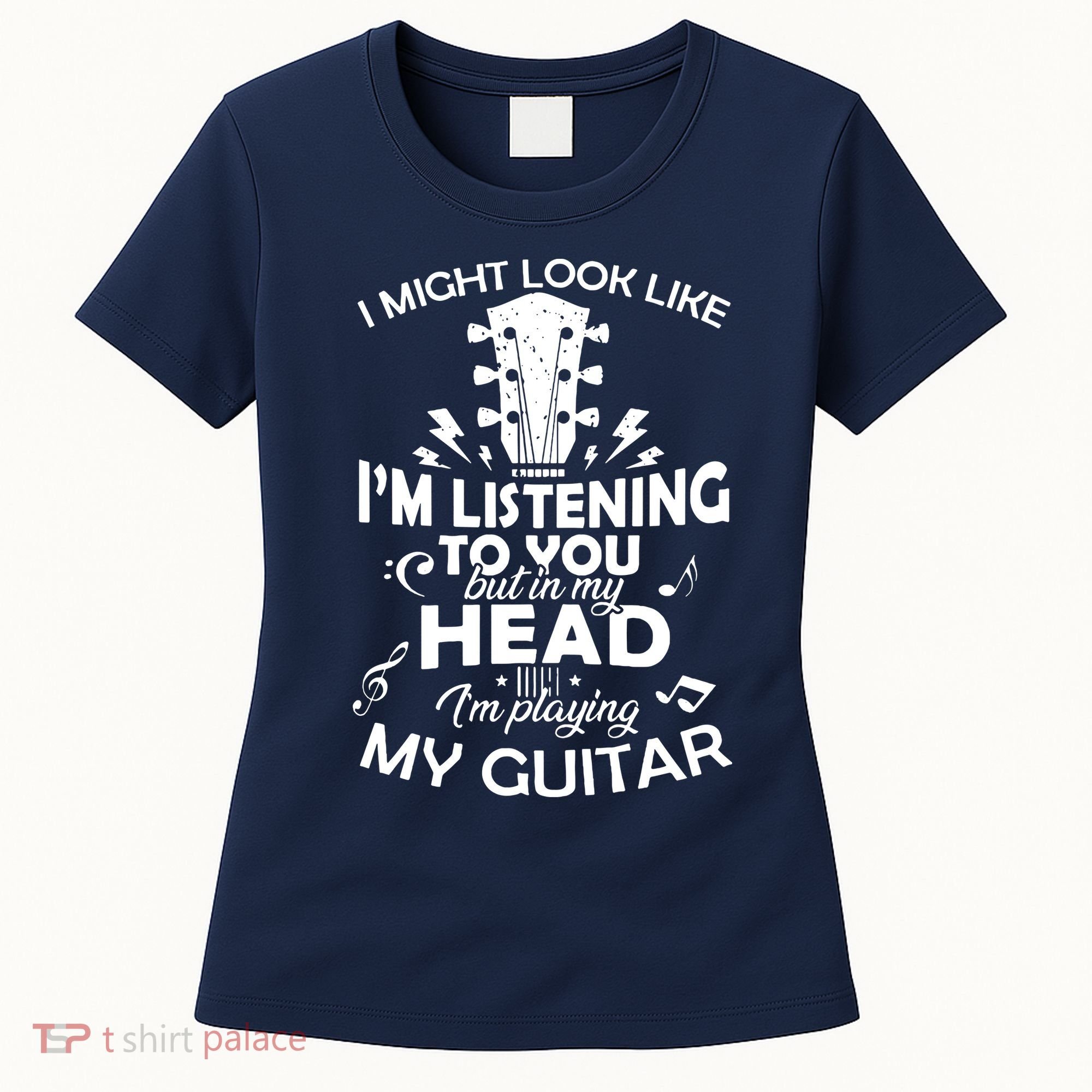 I'm Playing My Guitar Women's T-Shirt