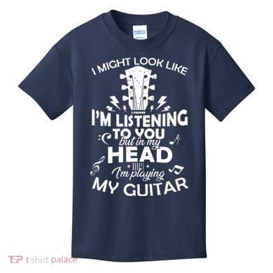I'm Playing My Guitar Kids T-Shirt