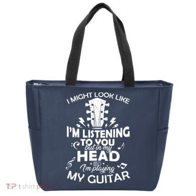 I'm Playing My Guitar Tote Bag