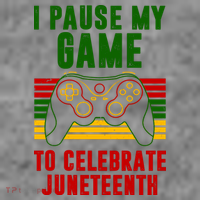 I Pause My Game To Celebrate Juneteenth Gamer Women's Long Sleeve Shirt thumb 2