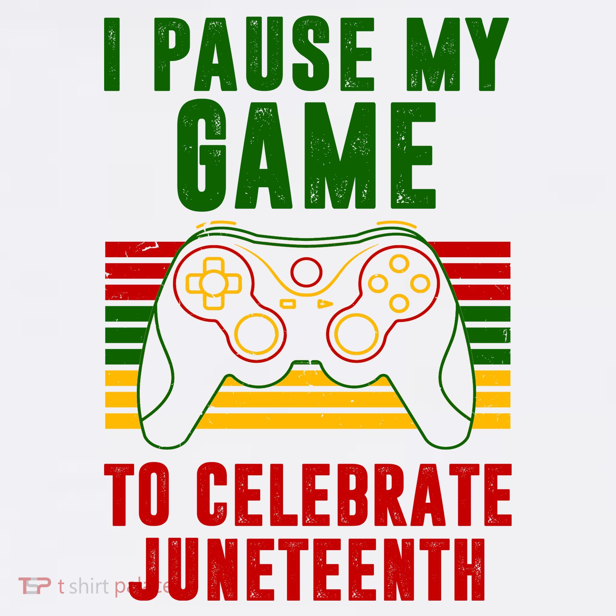 I Pause My Game To Celebrate Juneteenth Gamer Mousepad