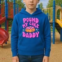 Inappropriate Pound My Cake Daddy Embarrassing Adult Humor  Kids Hoodie thumb 2