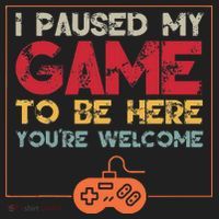 I Paused My Game To Be Here Video Gamer Women's Sweatshirt thumb 2