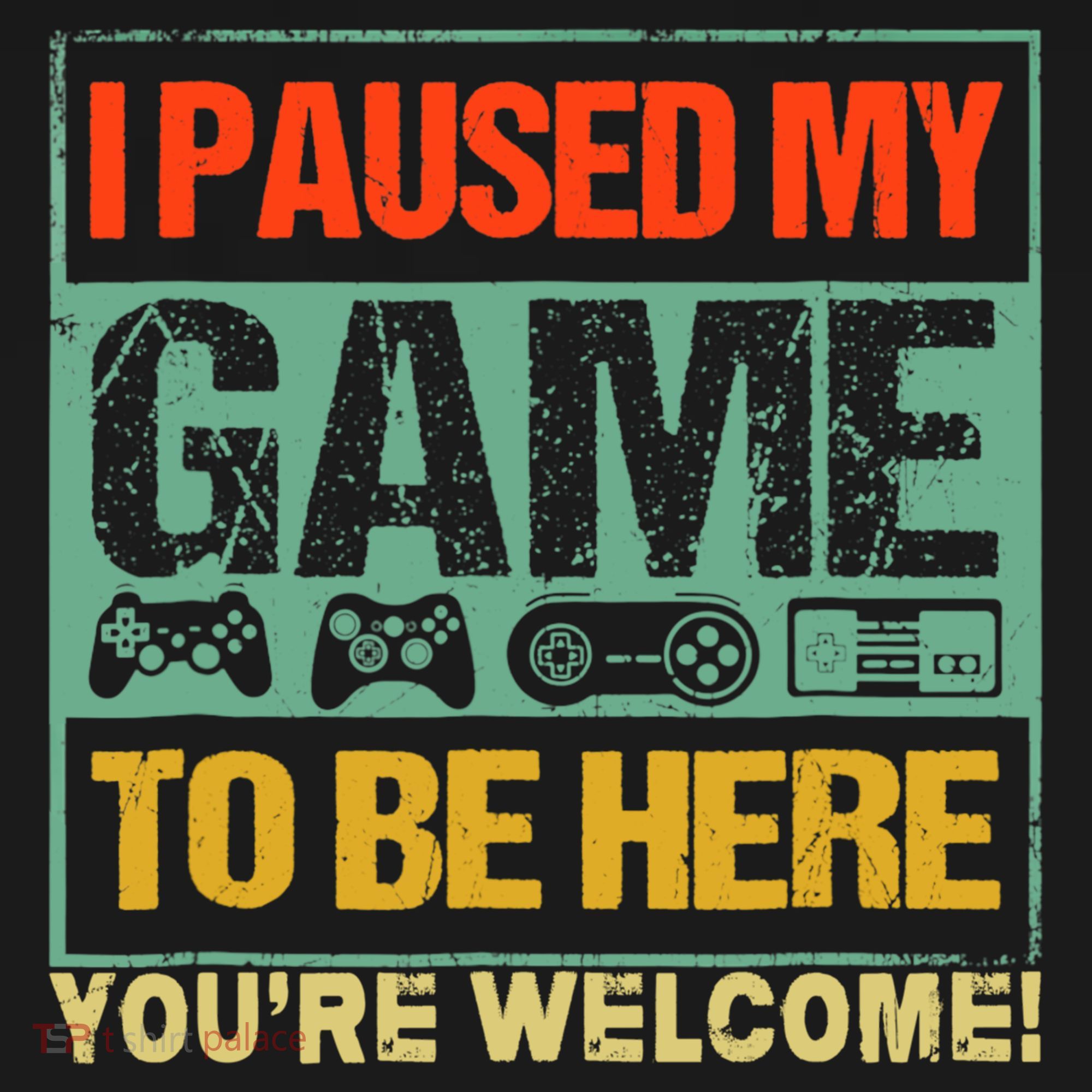 I Paused My Game To Be Here Funny Gamers Boys Teens Gift Cool Gift Ornament