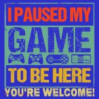 I Paused My Game To Be Here Funny Gamers Boys Teens Gift Cool Gift Toddler Hoodie thumb 2
