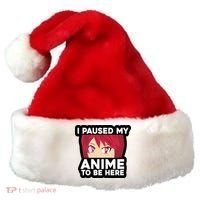 I Paused My Game To Be Here Funny Anime Santa Hat thumb 0