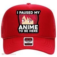I Paused My Game To Be Here Funny Anime Hat thumb 0