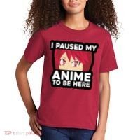 I Paused My Game To Be Here Funny Anime Kids T-Shirt thumb 2
