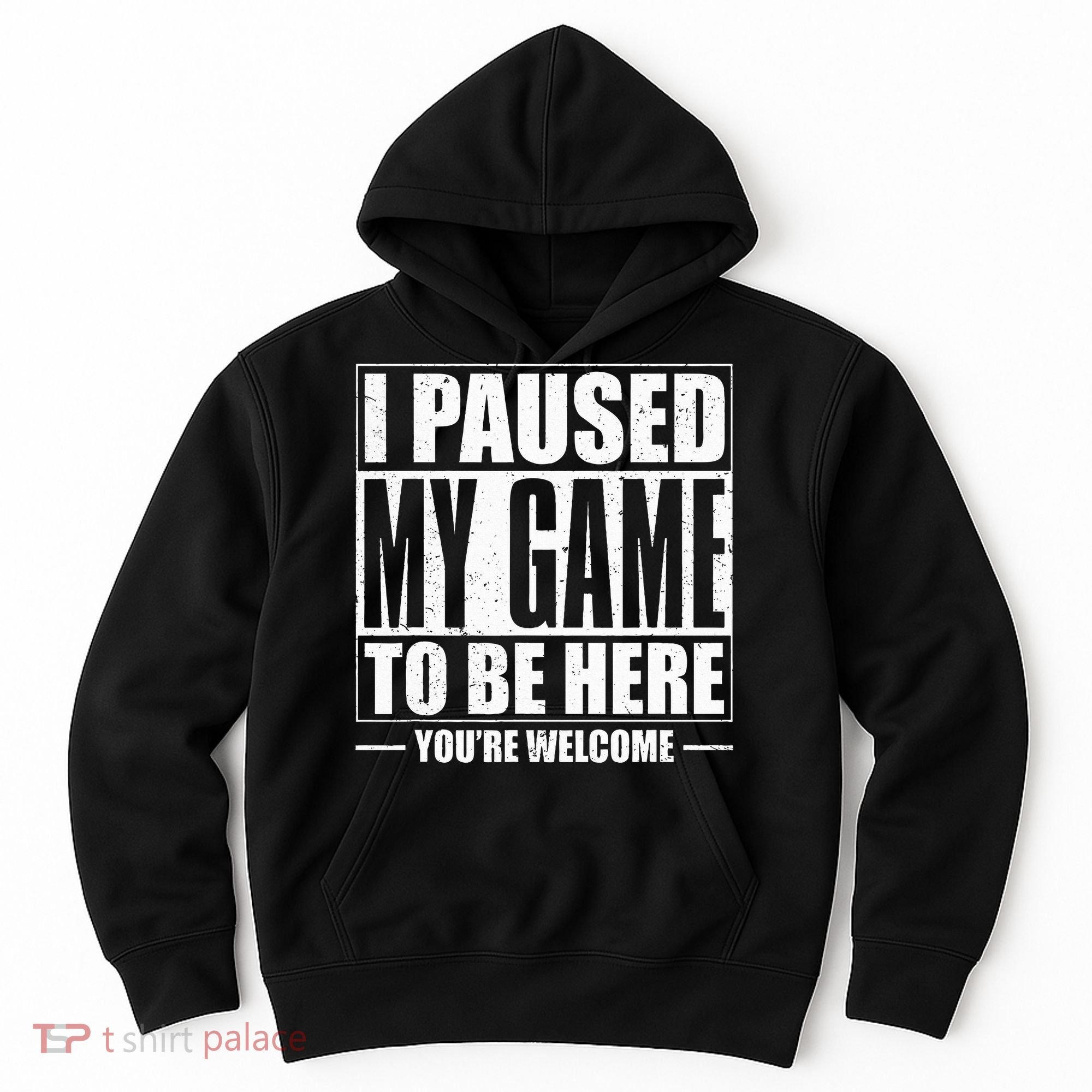 I Paused My Game to Be Here Gaming Gamer Hoodie