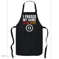 I Paused My Game To Be Here Apron thumb 0