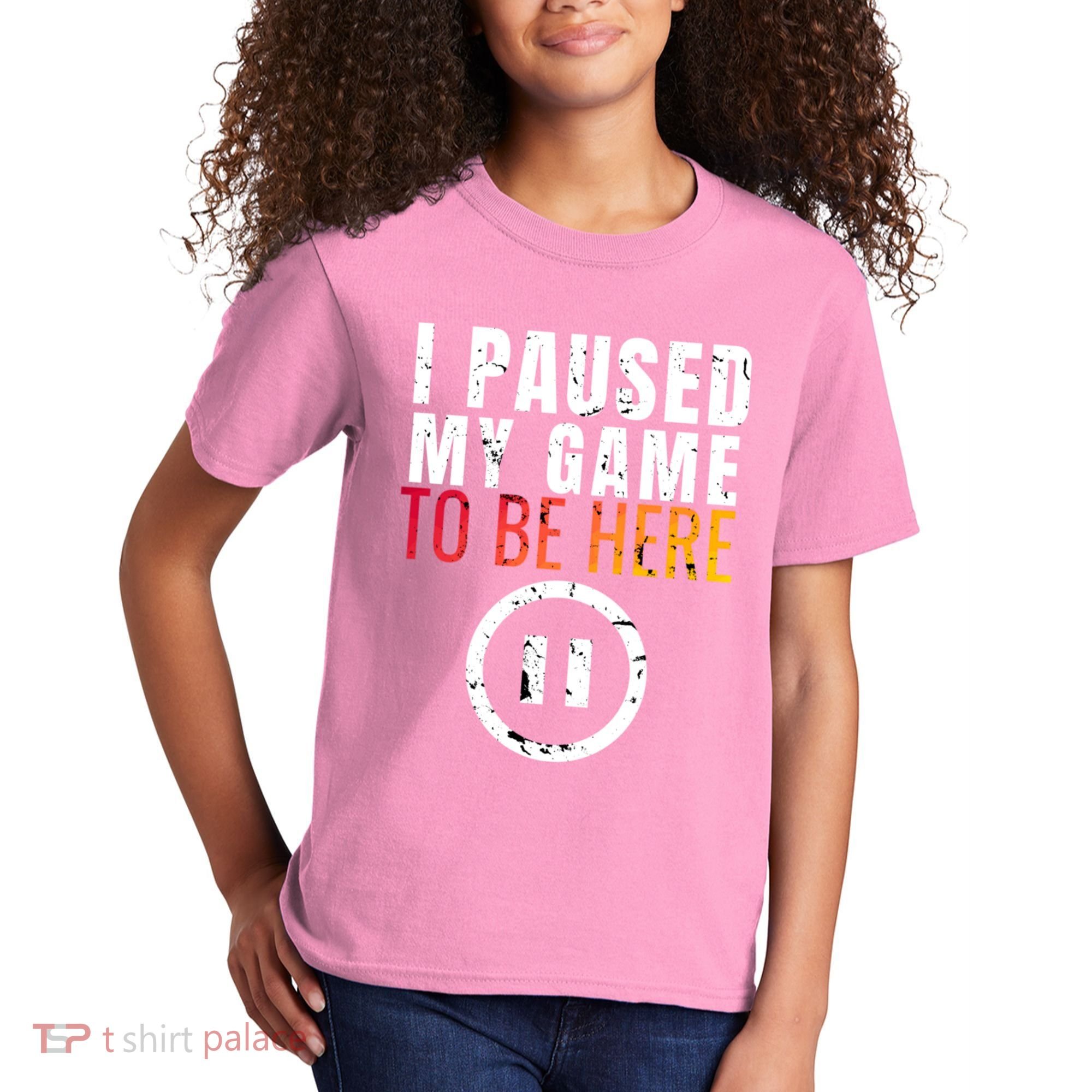 I Paused My Game To Be Here Kids T-Shirt