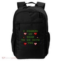 I Paused My Game To Be With You Funny Romantic Backpack thumb 0
