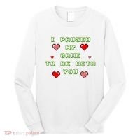 I Paused My Game To Be With You Funny Romantic Long Sleeve Shirt thumb 0