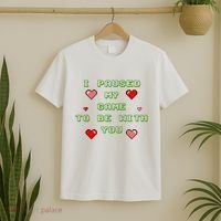 I Paused My Game To Be With You Funny Romantic T-Shirt thumb 2