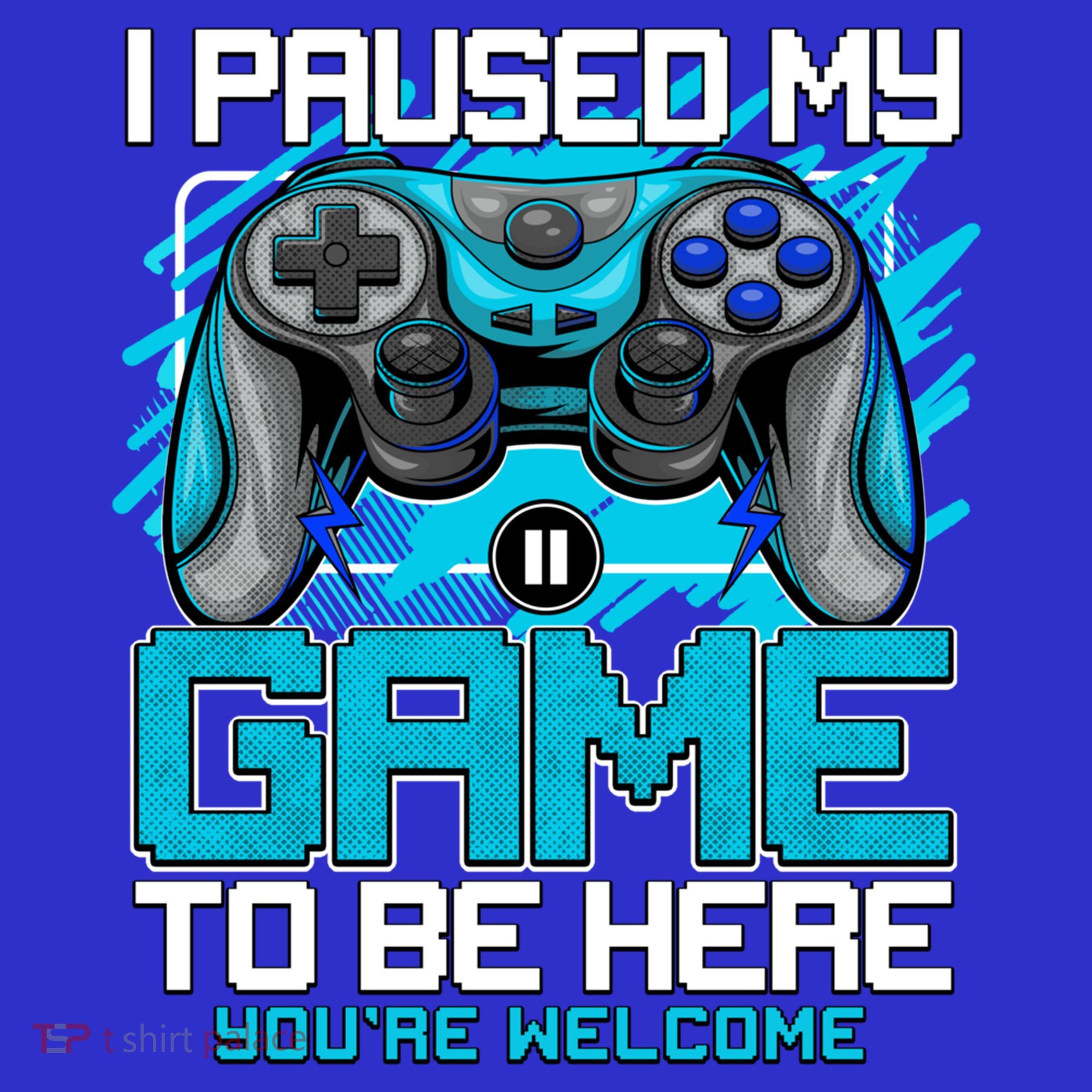 I Paused My Game To Be Here Cool Gift Funny Video Gamer Boys Gift Baby Bodysuit