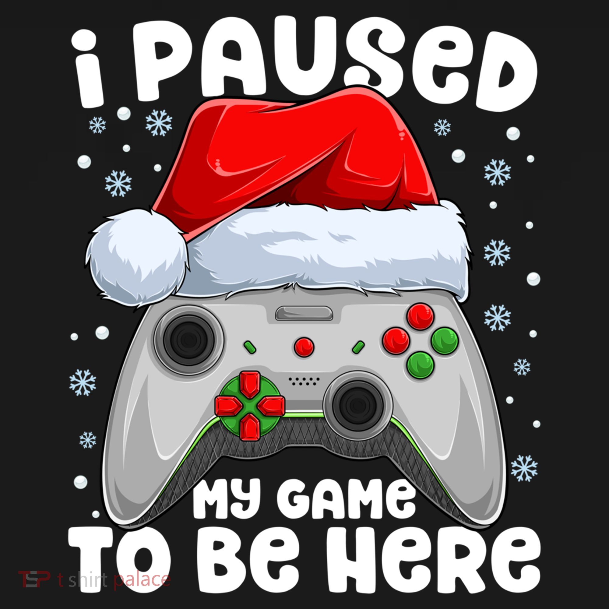 I Paused My Game Christmas Santa Video Games Xmas Gift Women's Hoodie