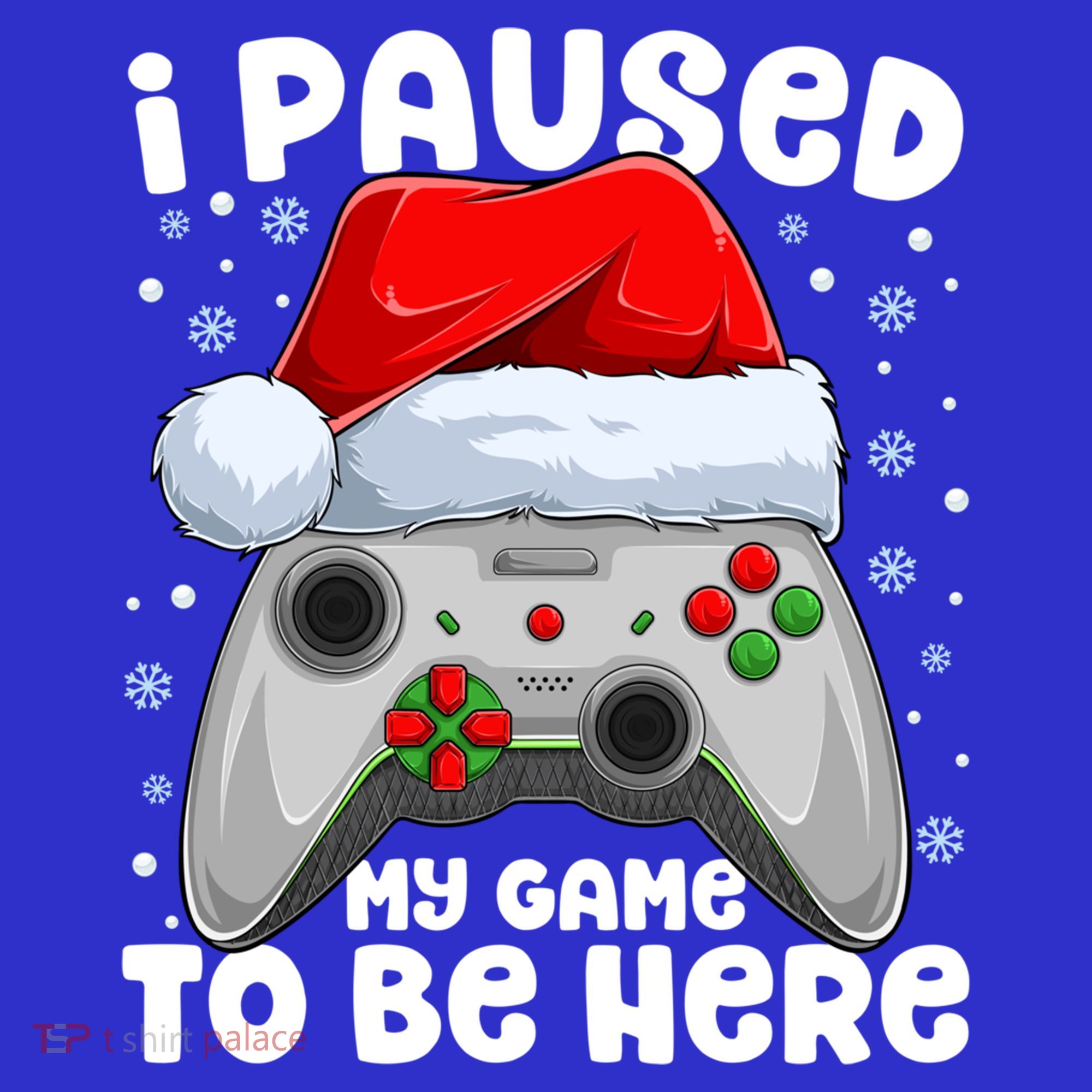 I Paused My Game Christmas Santa Video Games Xmas Gift Women's Tank Top