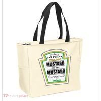 I Put Mustard On My Mustard Halloween Couple Team Tote Bag thumb 2