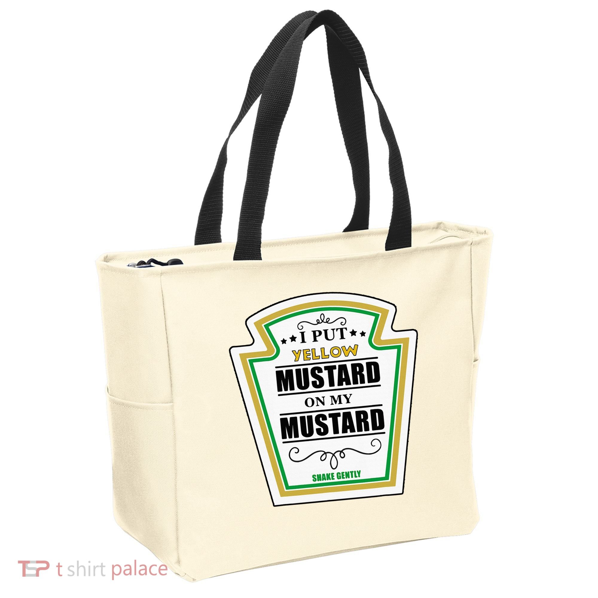 I Put Mustard On My Mustard Halloween Couple Team Tote Bag