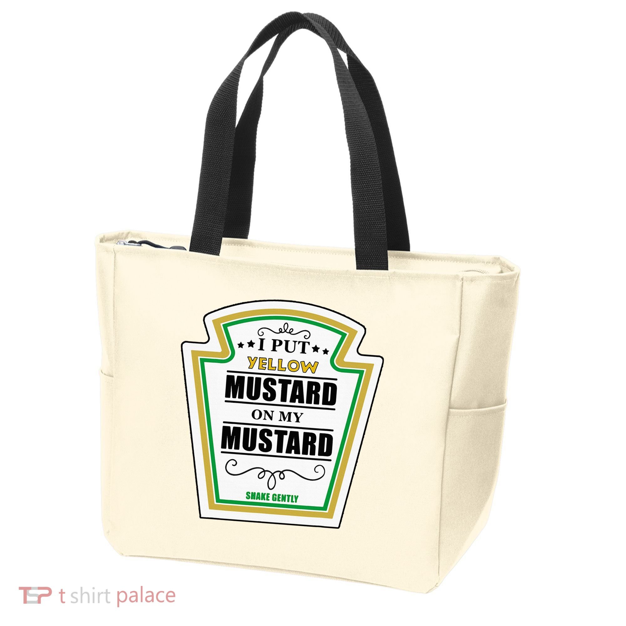 I Put Mustard On My Mustard Halloween Couple Team Tote Bag