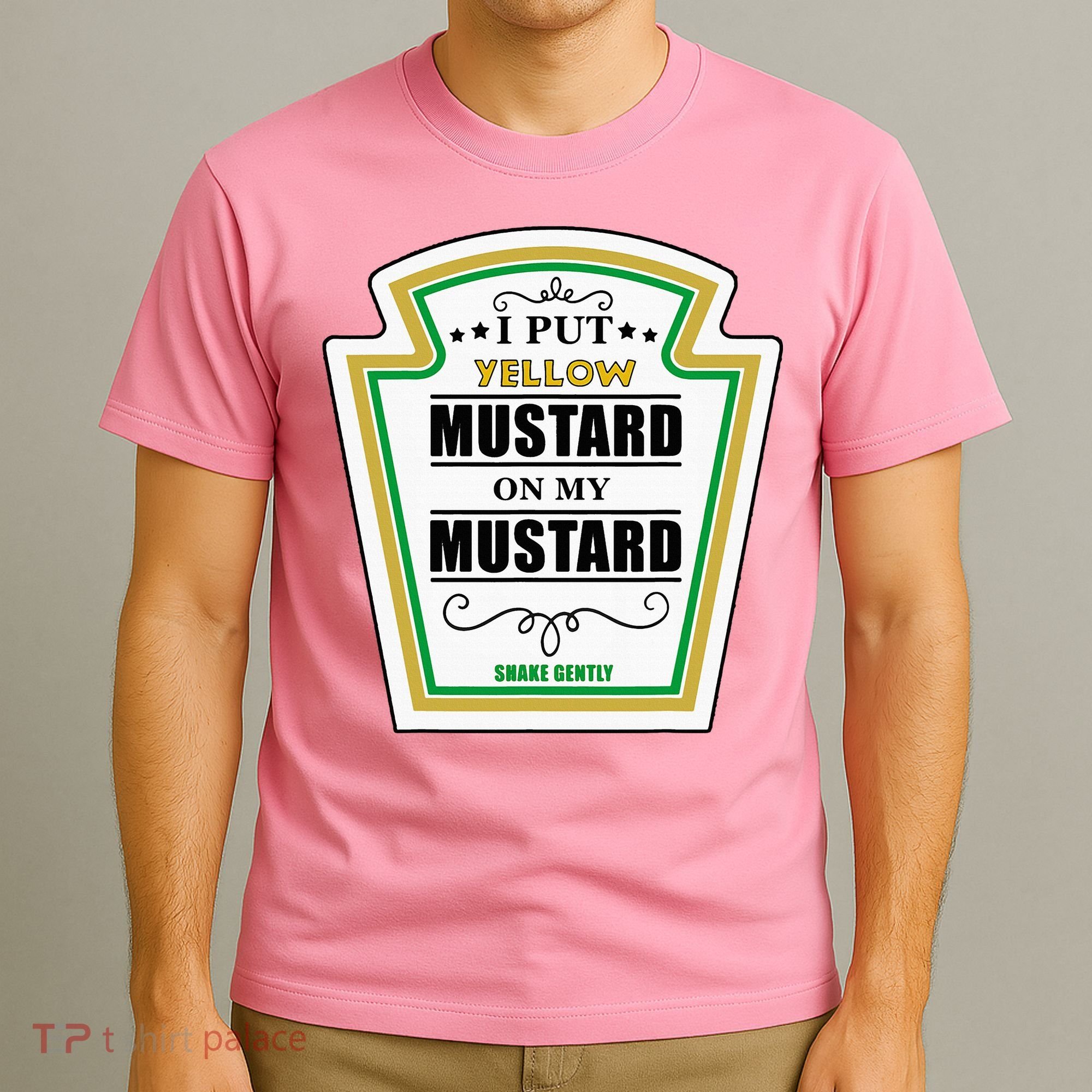 I Put Mustard On My Mustard Halloween Couple Team T-Shirt
