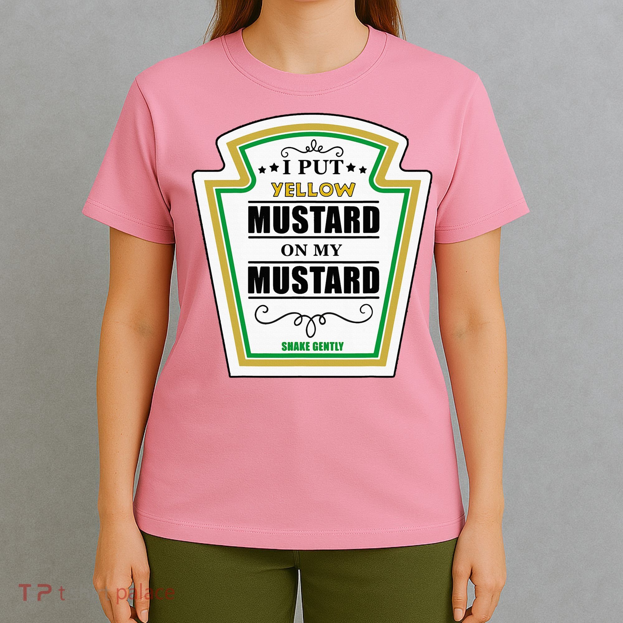 I Put Mustard On My Mustard Halloween Couple Team T-Shirt