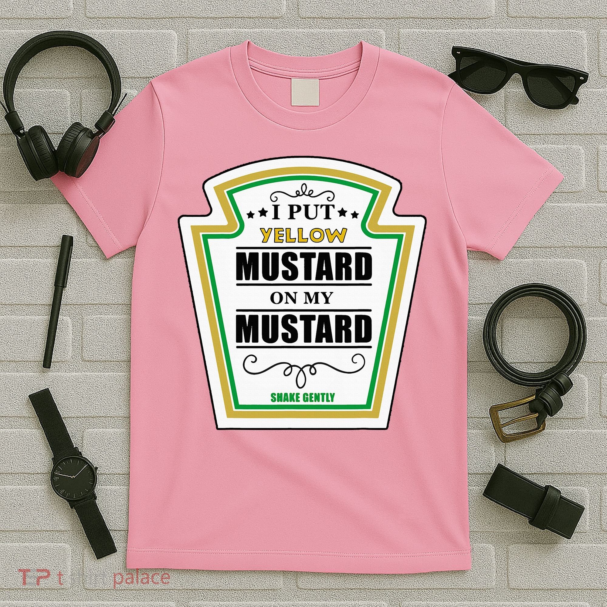 I Put Mustard On My Mustard Halloween Couple Team T-Shirt